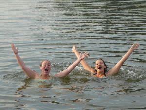 Uganda Lake Bunyonyi Swimming