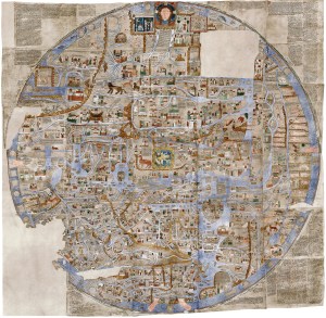 Mappa Mundi example: Ebstorf Map - AD 1235 - (33MB)