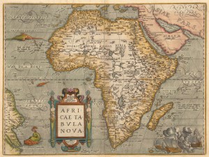 Abraham Ortelius' Africa Map - AD 1584 - (4MB)