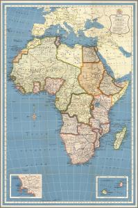 Map of Africa - AD 1957 - (21MB)