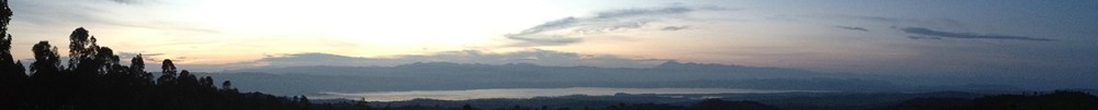 Lake Kivu Sunset Pano